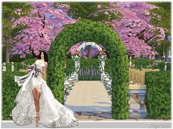 Wedding Place 01 by TugmeL at The Sims Resource image 2815 Sims 4 ...