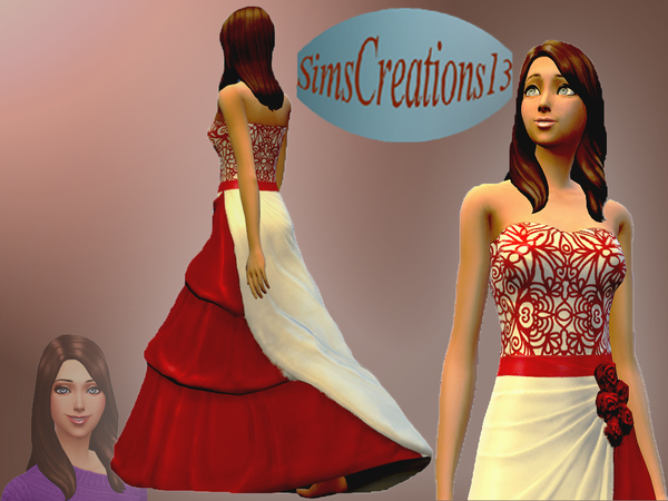 ... Wedding Dress by SIMSCREATIONS13 at The Sims Resource image 2823 Sims
