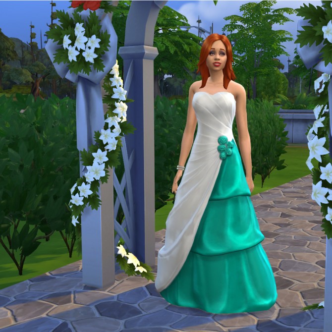 Spash Of Colour Wedding Dresses By Fifthace2007 At Mod The Sims Sims