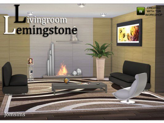 Living Room Lemingstone By Jomsims At Tsr Sims Updates