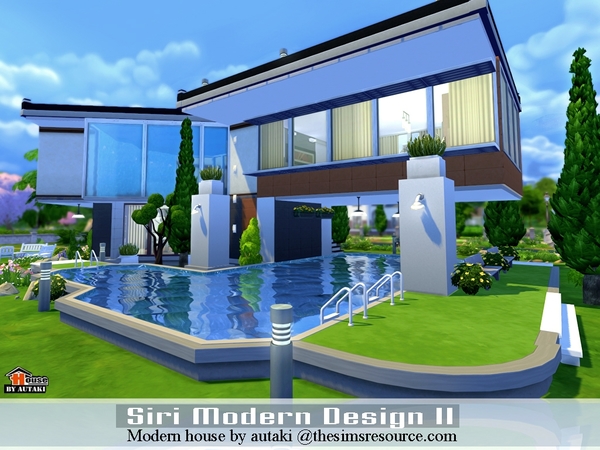 Sri Modern Design II house by autaki at TSR » Sims 4 Updates