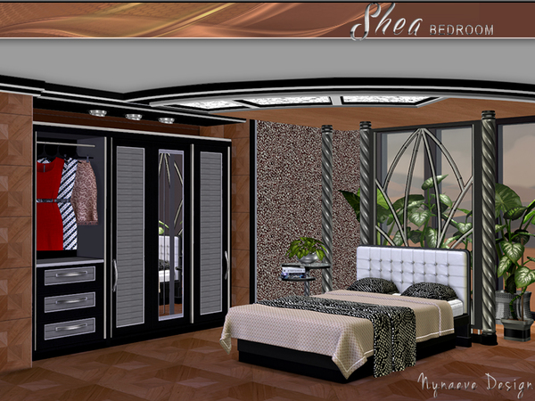 Shea Bedroom by Nynaeve Design at TSR image 201 Sims 4 Updates