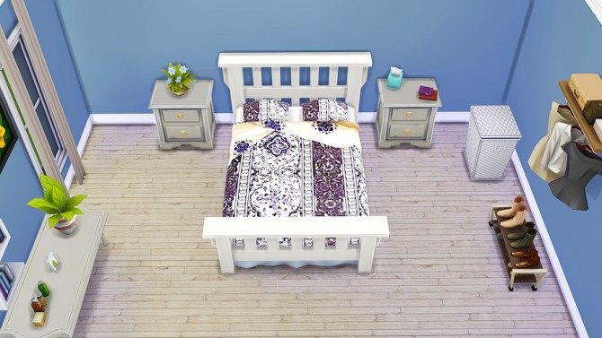 Mission Bed Urban Outfitters Recolors at Seventhecho image 10012 Sims ...