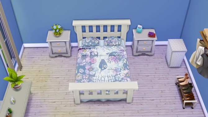 Mission Bed Urban Outfitters Recolors at Seventhecho image 10315 Sims ...