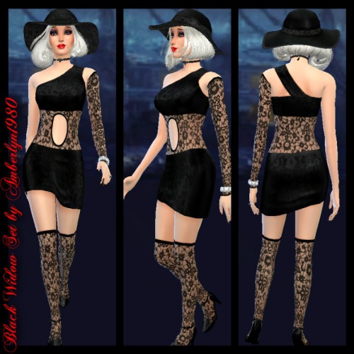 Black Widow Set at Amberlyn Designs » Sims 4 Updates