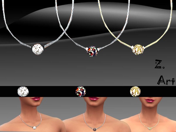 Diamond Ball Pendant By Zuckerschnute20 At Tsr Sims 4 Updates
