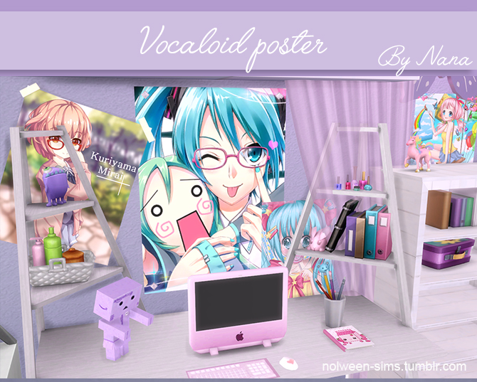 Anime Posters Sims 3