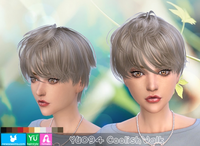 Yu094 Coolish Walks Female Hair Pay At Newsea Sims 4 Sims 4 Updates