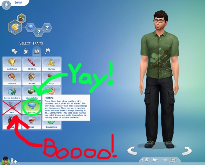 Pristine Trait by Lil_Puddin at Mod The Sims » Sims 4 Updates