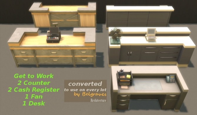 G2w Stuff Conversions Counter Cash Register Desks Fan At
