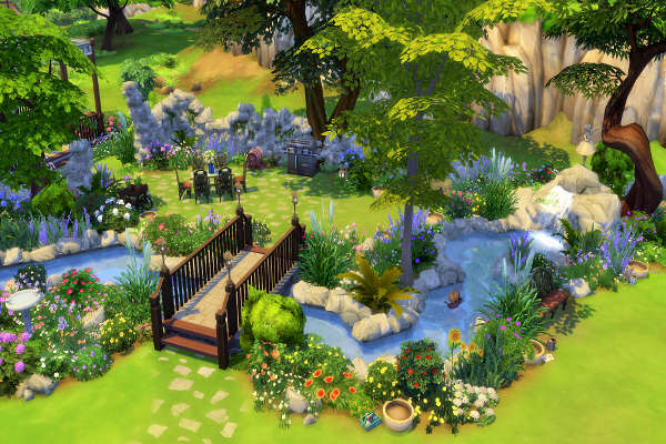 Secret Garden By Mystril At Blacky S Sims Zoo Sims 4 Updates