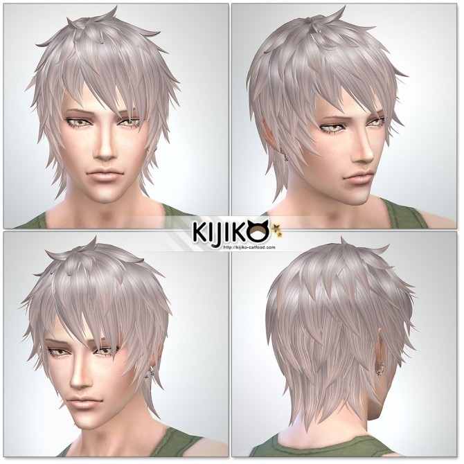 Shaggy Short hair for males at Kijiko » Sims 4 Updates