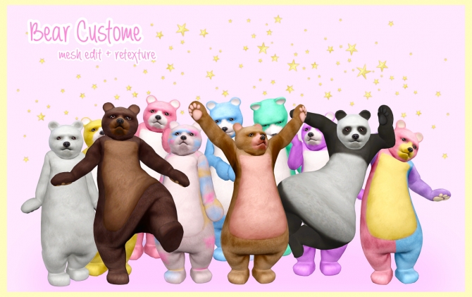 Bear Costume At Dani Paradise Sims 4 Updates