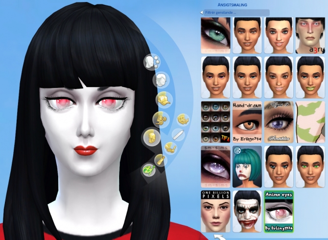 Anime-inspired eyes by Erling1974 at Mod The Sims » Sims 4 Updates