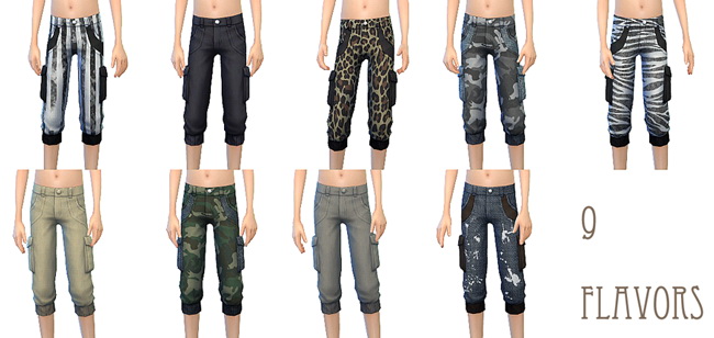 Cargo Pants For Boys At Chiissims Chocolatte Sims Sims 4 Updates