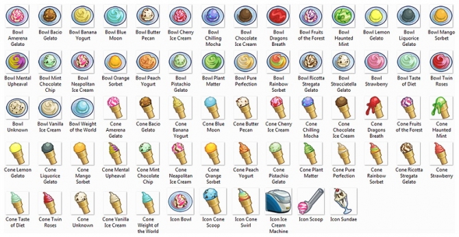 Cool Kitchen Icons Extracted at W-Sims » Sims 4 Updates