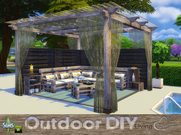 Diy Outdoor Living By Buffsumm At Tsr Sims 4 Updates