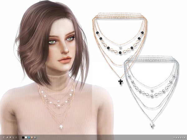 Carli Necklace By Toksik At Tsr Sims 4 Updates