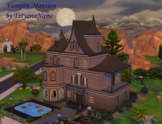 Vampire Mansion by TatyanaName at Tatyana Name » Sims 4 Updates