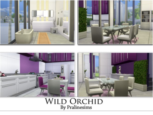 Wild Orchid house by Pralinesims at TSR image 55 Sims 4 Updates