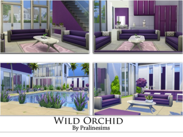 Wild Orchid house by Pralinesims at TSR image 56 Sims 4 Updates