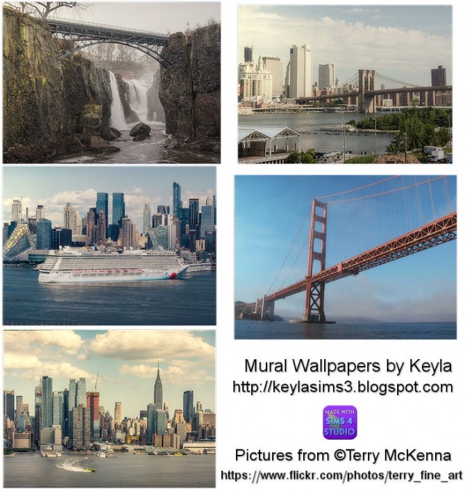 Mural Wallpapers USA by Keyla at Keyla Sims image 95 670x707 Sims 4 Updates