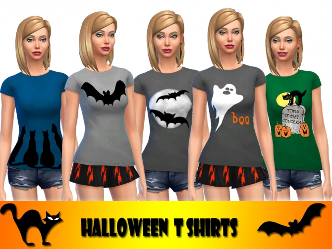 Halloween T S By Lola At Sims And Just Stuff Sims 4 Updates
