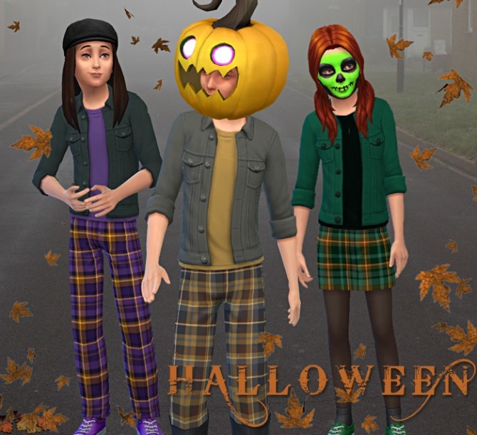 Halloween Inspired Set For Kids By Wycked At Mod The Sims Sims 4 Updates