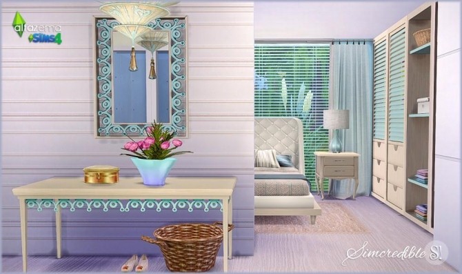 ... bedroom at SIMcredible! Designs 4 image 704 670x397 Sims 4 Updates