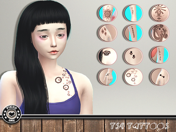 20 Tattoo &amp;187 Sims 4 Updates Best TS4 CC Downloads Page 10 Of 34