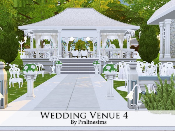 Wedding Venue 3 by Pralinesims at TSR » Sims 4 Updates