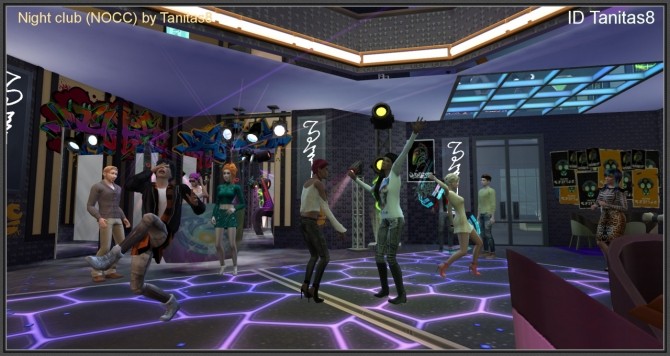 Night club (no CC) at Tanitas8 Sims » Sims 4 Updates