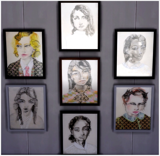 Sims 4 Cc Wall Art / Wall Tapestry Collection 1 at TaTschu`s Sims4CC