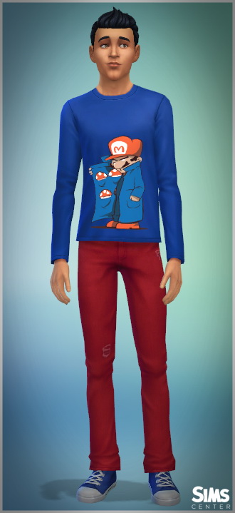 Mario Traficante Tee At Ts4br Sims Center Sims 4 Updates