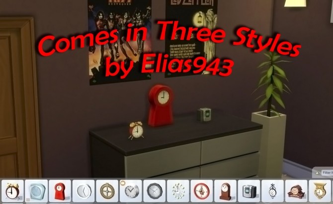 Working Alarm Clocks by scumbumbo at Mod The Sims » Sims 4 Updates