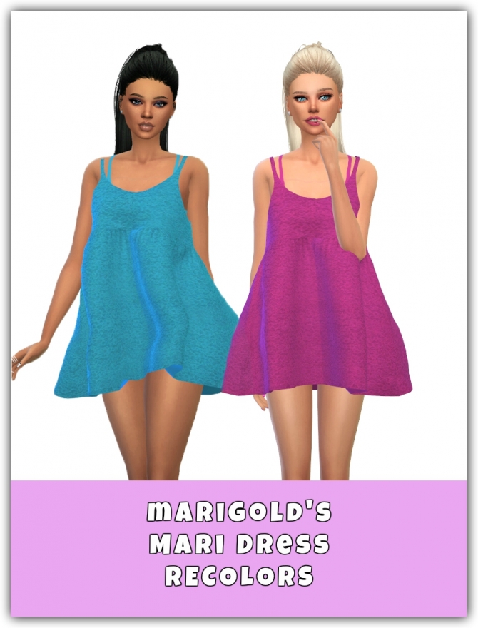 Sunset Dress Recolors At Maimouth Sims4 Sims 4 Updates Vrogue