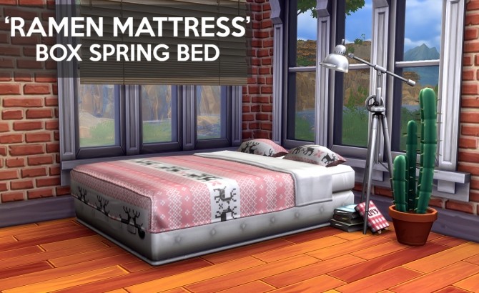 ramen mattress box spring bed