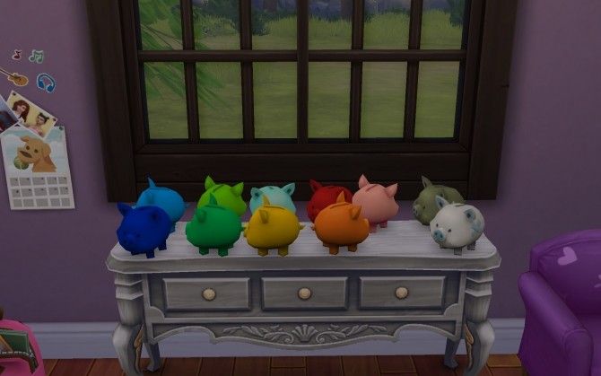 Piggy Bank By G1g2 At Mod The Sims Sims 4 Updates