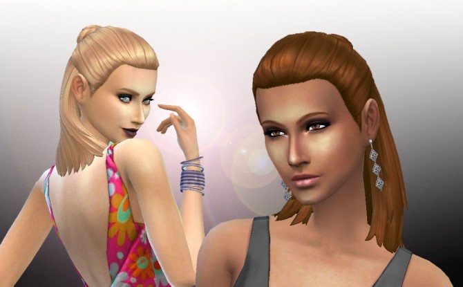 Modest Bun at My Stuff » Sims 4 Updates