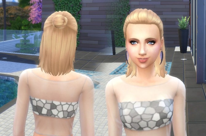 Shaved Bun Top for Kids at My Stuff » Sims 4 Updates