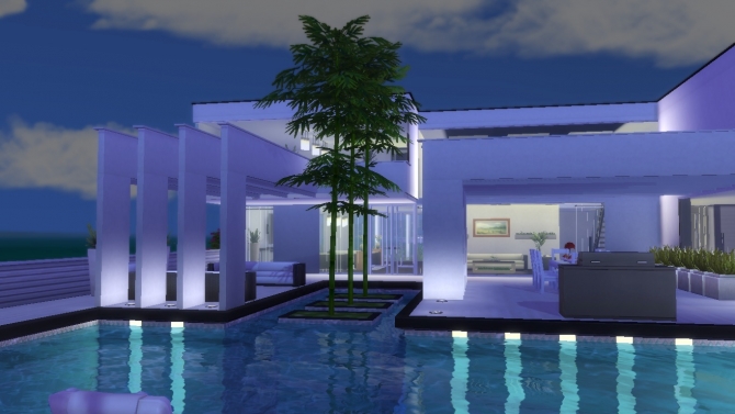Modern Pure 1 house by Ramdhani at Mod The Sims » Sims 4 Updates