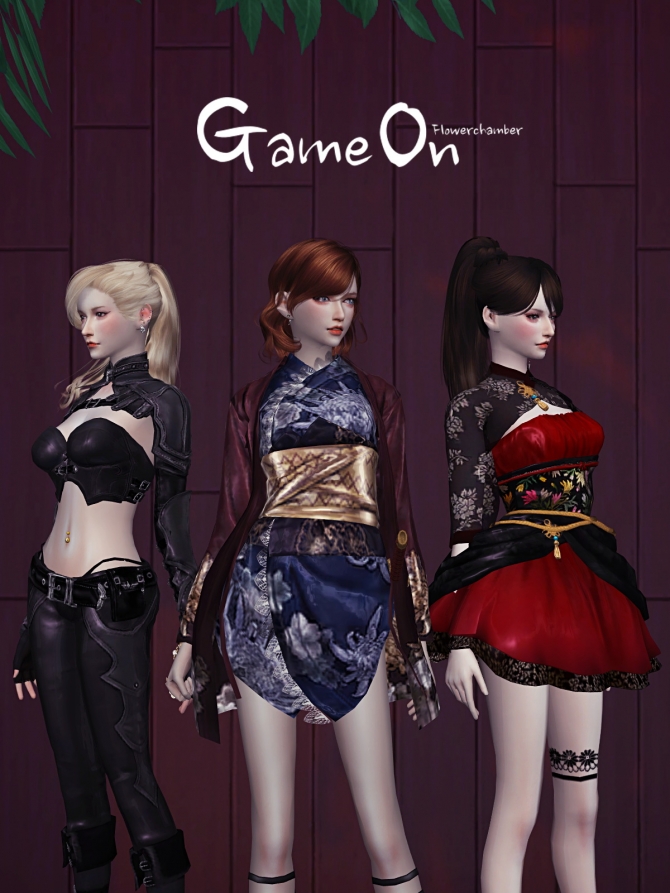 Game On Poses Set At Flower Chamber Sims 4 Updates