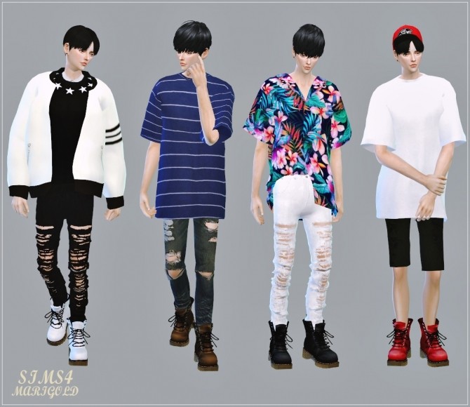 Male Combat Boots at Marigold » Sims 4 Updates