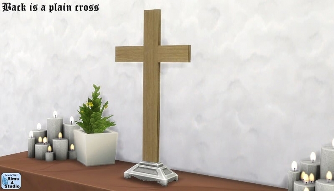 sims crucifix cross studio decor 1522 sims4updates