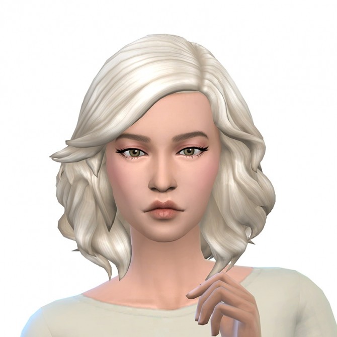 Kiara Zurk s Medium Soft Wavy Hair Recolors At Deeliteful Simmer Sims 