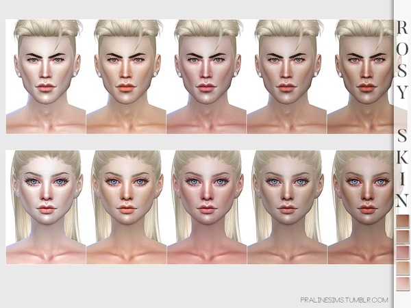 Pralinesims PS Mineral Skin | Kawaii hairstyles, Sims 4 