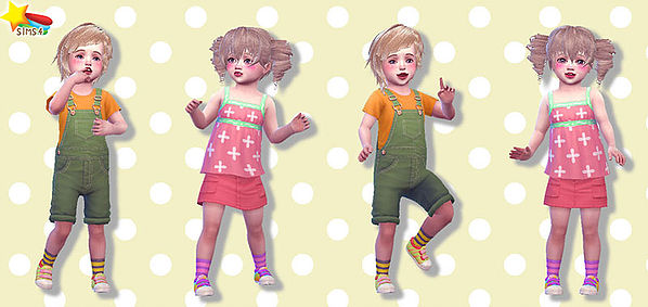 Toddler Pose 02 At A Luckyday Sims 4 Updates