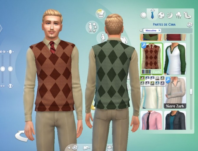 Sweater Vest At My Stuff Sims 4 Updates