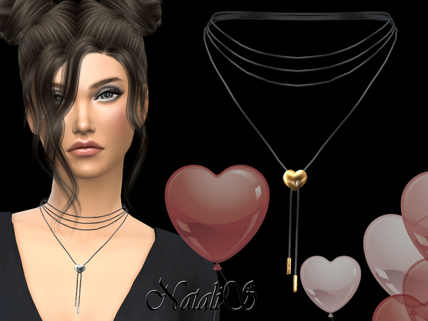 Choker With Heart By Natalis At Tsr Sims 4 Updates