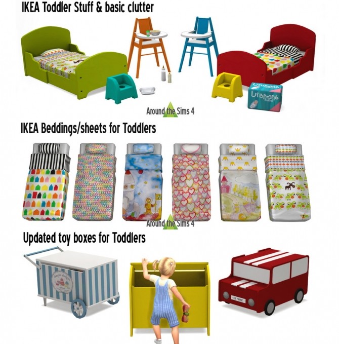 Toddler Stuff And Basic Clutter At Around The Sims 4 Sims 4 Updates
